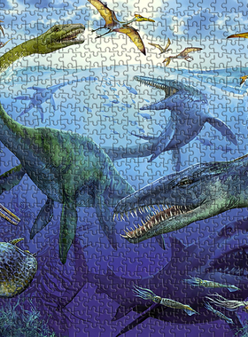 1000片2000片3000片5000大型高难度成人减压益智木质拼图卡通恐龙