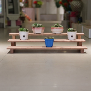 多肉梯形花架直播展示架化妆品公仔手办阶梯展台香烛供台定制定做