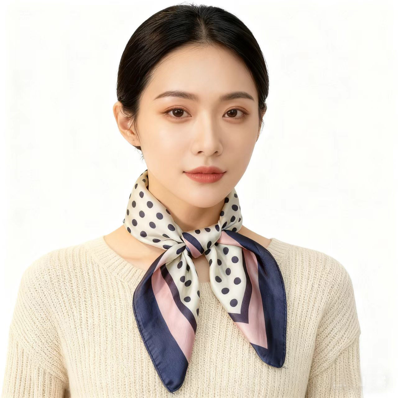 丝巾波点方巾护颈春秋时尚高档薄款气质装饰领巾洋气职业围巾围脖,服饰配件/皮带/帽子/围巾,围巾/丝巾/披肩,淘宝优惠券,粉丝福利购,淘宝优惠卷