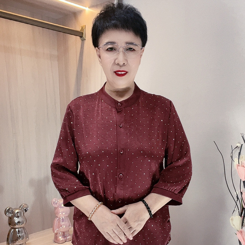 2025夏季时尚简约妈妈装女装