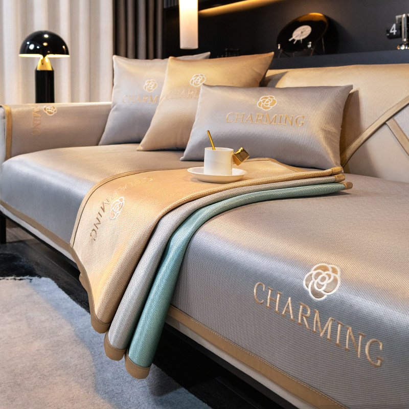 沙发凉席垫沙发垫夏天冰丝套罩夏季固定防滑坐垫2025新款座垫夏日,居家布艺,沙发垫,淘宝优惠券,粉丝福利购,淘宝优惠卷