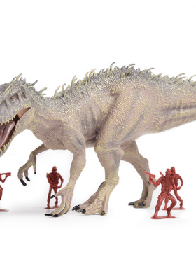 恐龙玩具男孩暴虐霸王龙角鼻龙钉状龙仿真实心模型儿童动物摆件