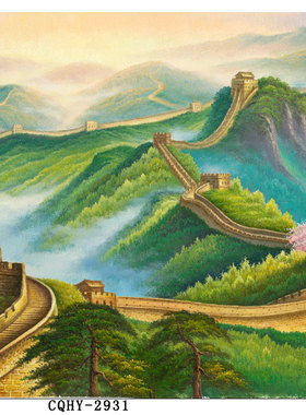 天津学仕文化高清喷绘山水装饰画