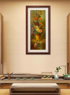 天津学仕文化复古花卉油画