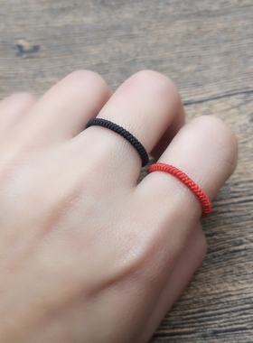 指环手工编织民族风情侣本命年