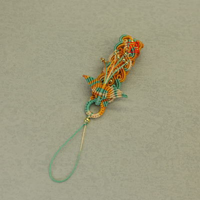 苍兰诀爱心手绳手工编织diy材料包手机挂件材料包包挂自编礼物