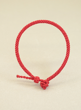 手工编织玉米结扣结可调节情侣