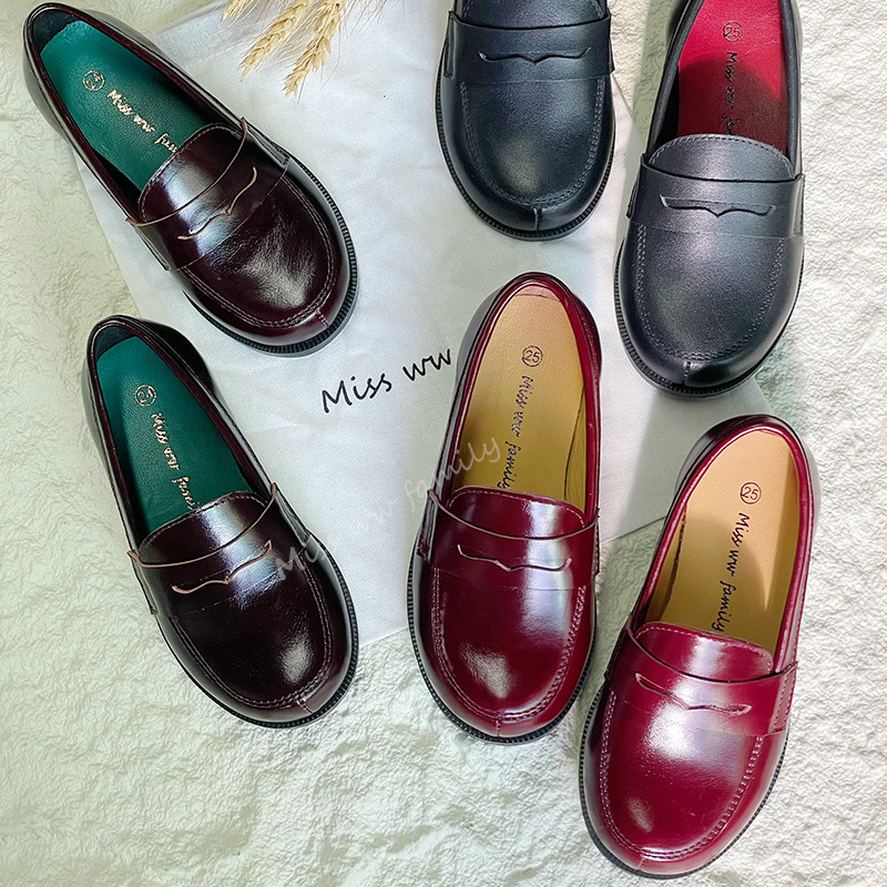 手工男女同款真皮乐福鞋老钱风休闲学生礼服校服鞋,童鞋/婴儿鞋/亲子鞋,皮鞋,淘宝优惠券,粉丝福利购,淘宝优惠卷