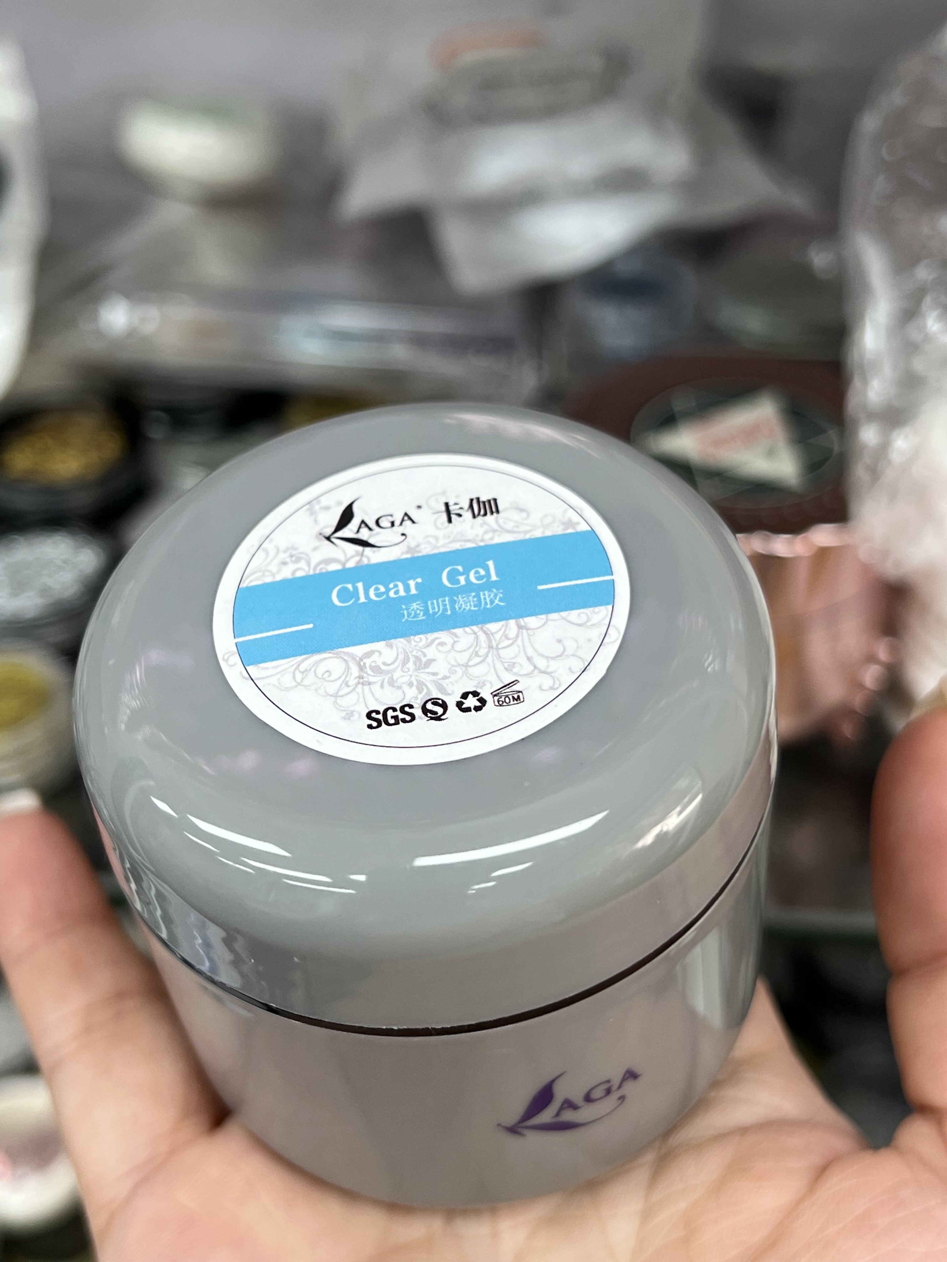 卡伽可卸光疗胶延长胶kaga透明凝胶模型胶加固胶60克美甲店专用