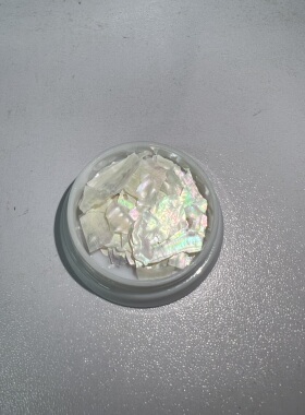 网红美甲饰品日系超薄贝壳片指甲饰品装饰小配件超薄天然鲍鱼片