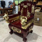 鬼头太师椅牛头马面跳童椅扶乩椅乩童椅神椅宝座木雕工艺大二爷伯