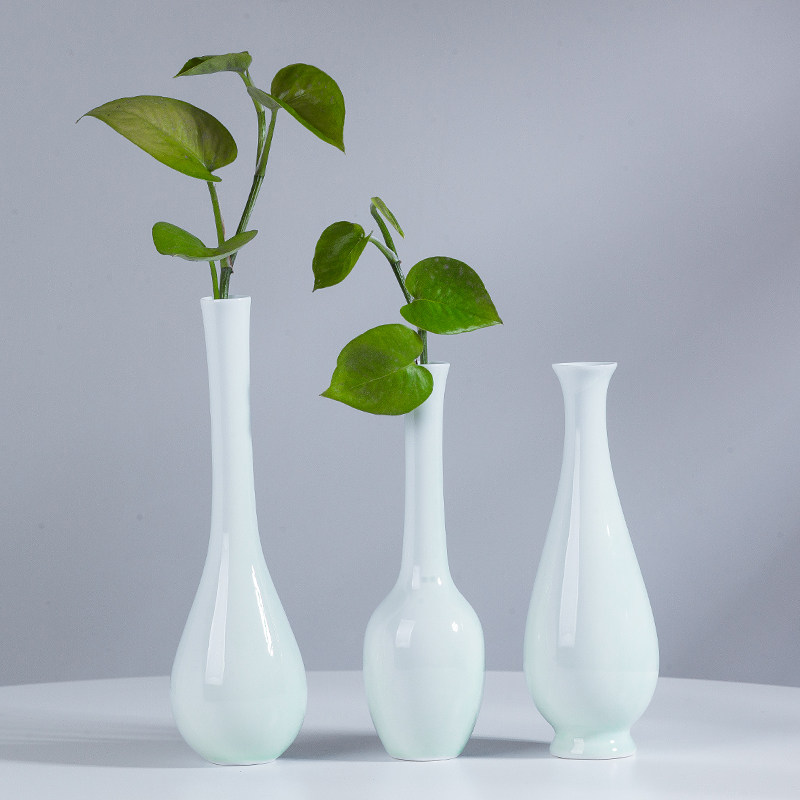 景德镇新中式陶瓷简约小花瓶小清新客厅家居创意摆件干花插花器|ruв категории Домашний быт, ваза/цветок/искусственные цветы/моделирование украшения, цветок/ваза, ваза - от Buy2taobao.com для оказания профессиональной услуги покупки агента Taobao