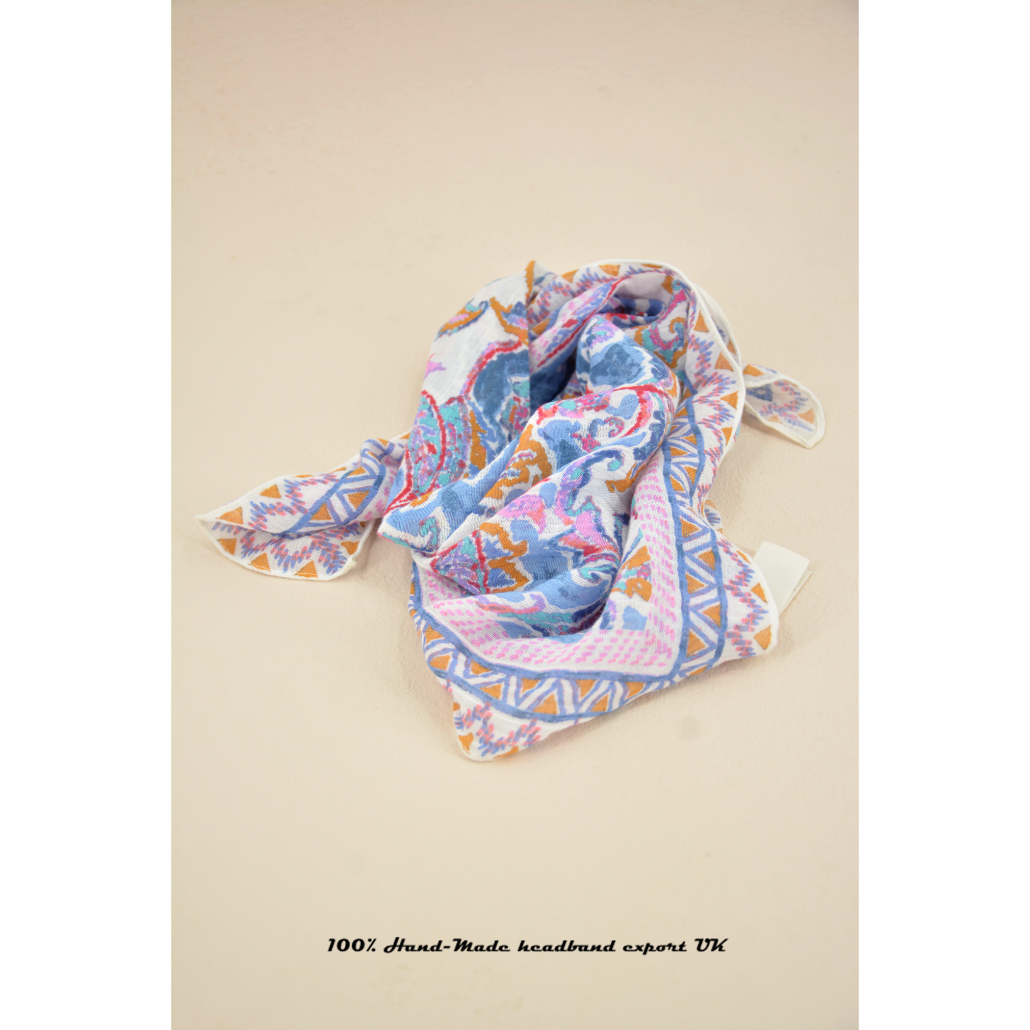 佩斯利波西米亚风方巾丝巾围巾