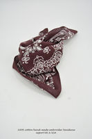 British original/classic Paisley cashew flower cotton small square scarf, headscarf, headband, scarf, bandana thumbnail 4