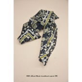 英国原创「58%粘纤42%棉纱」印花中型轻薄小方巾丝巾头巾发带围巾