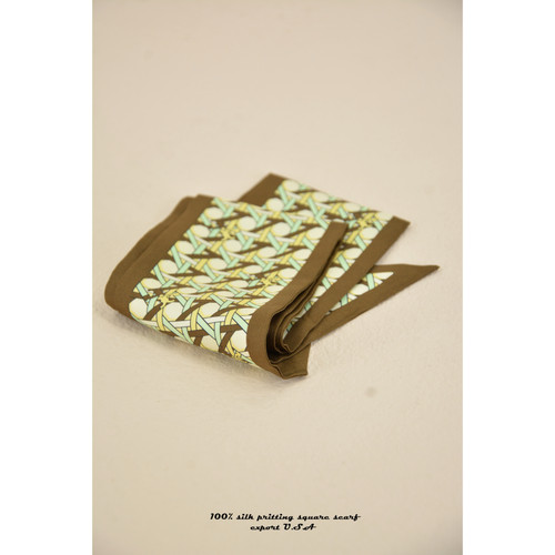 斜纹真丝窄版小飘带发带手腕丝巾