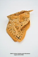 British original/classic Paisley cashew flower cotton small square scarf, headscarf, headband, scarf, bandana thumbnail 8
