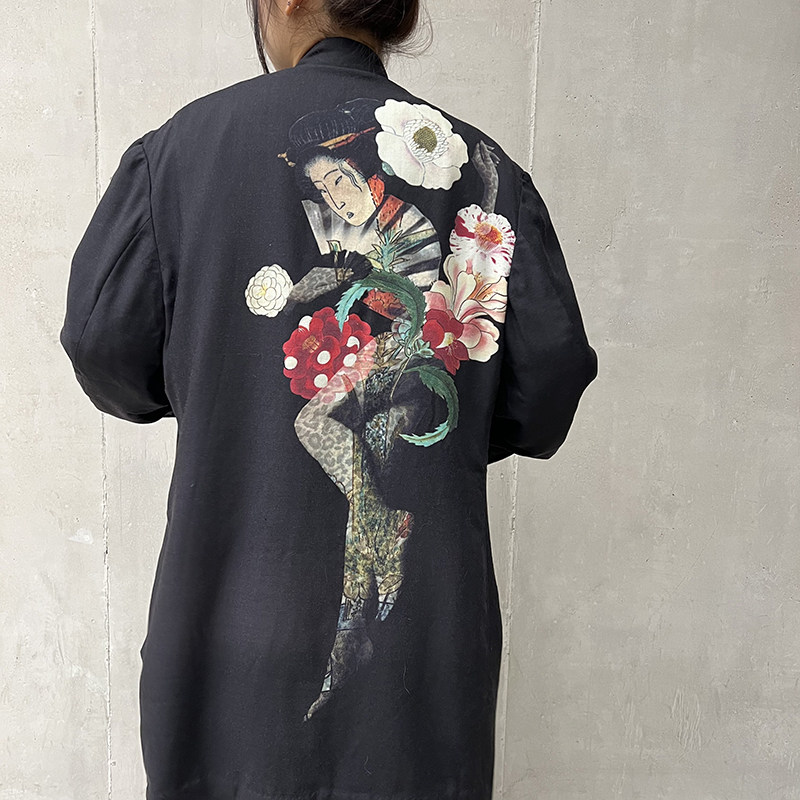 暗黑风浮世绘西装外套