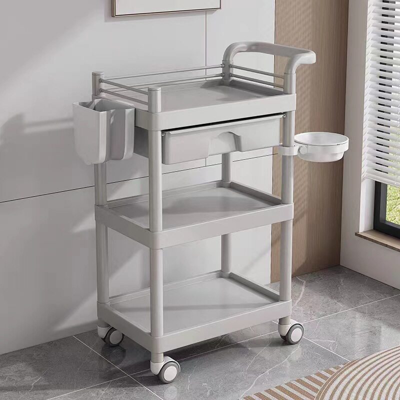多功能多层工具小推车美容院可移动带轮美容推车置物架收纳美甲