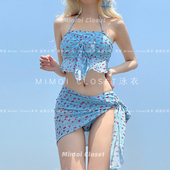 度假游泳衣女 甜美樱桃辣妹性感ins比基尼三件套裙式 Mimoi Closet