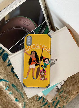 勇敢莫阿娜和云妮洛普适用苹果13Pro Max  15p14 15 16promax  8 plus手机壳