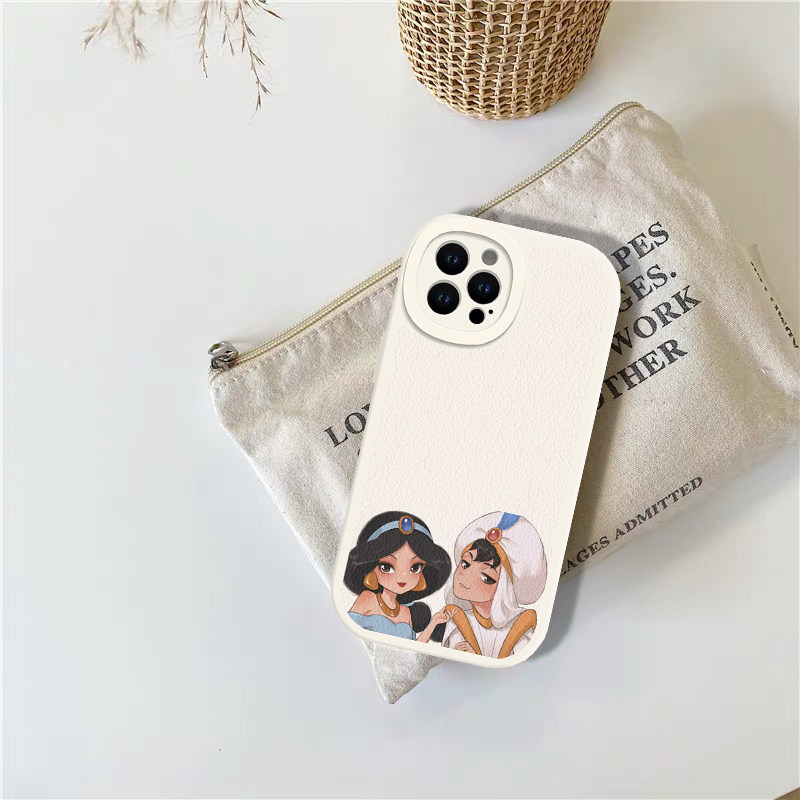阿拉丁茉莉公主适用于苹果13Pro Max  15p14 11 16promax 6/7 8plus情侣手机壳