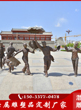 玻璃钢民俗文化摆件人物雕塑