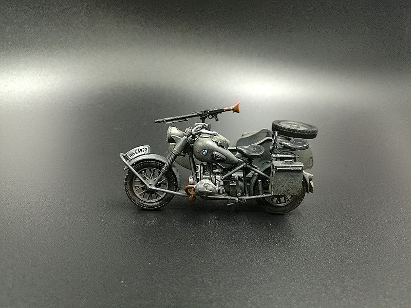 1/35 模型二战德军宝马R75摩托车