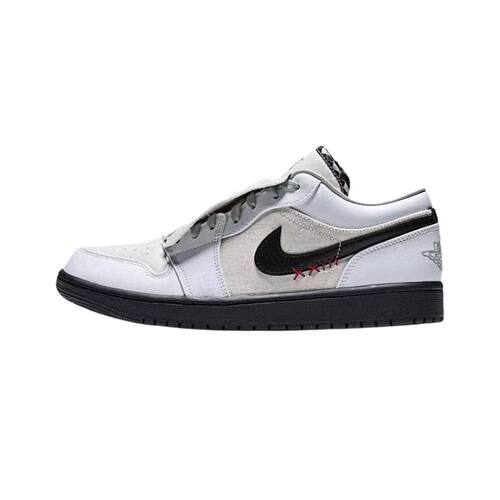 虎牙球鞋Nike耐克AJ1可拆卸鞋盖流苏拼接帆布鞋男款 IW2020-110
