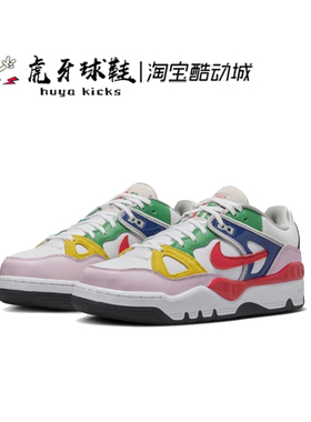 虎牙球鞋Nigo X Nike Air Force 3 Low SP联名休闲板鞋HQ7534-100