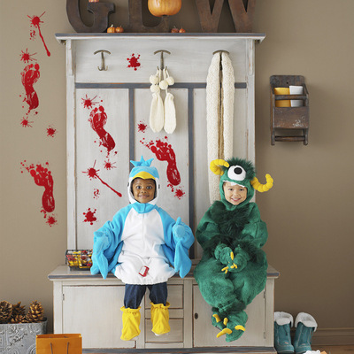 万圣节门窗酒吧角落壁画墙贴纸