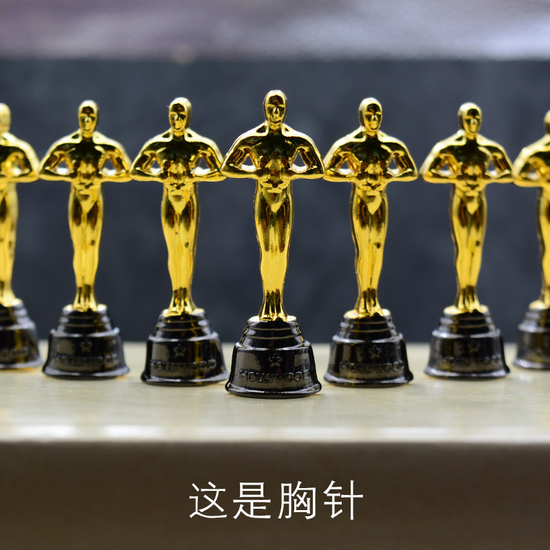 金属影视电影小金人胸针环球影城奥斯卡金像奖人物胸针