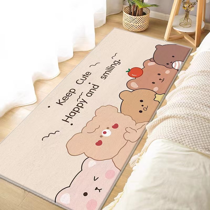 网红现代加厚仿羊绒卧室床边毯儿童主卧客厅窗边浴室毛绒地毯地垫,居家布艺,床边毯,淘宝优惠券,粉丝福利购,淘宝优惠卷