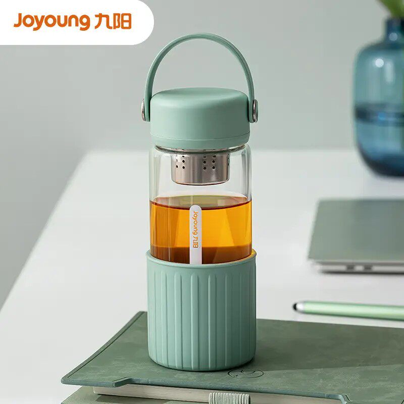 九阳(Joyoung)玻璃杯泡茶杯透明耐高温防烫茶水分离过滤男女水杯属于什么档次？