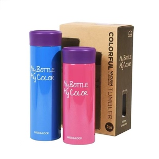 乐扣乐扣lock lock缤纷保温杯LHC4014R男女学生水杯304不锈钢茶杯