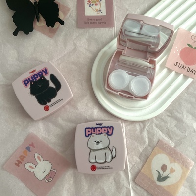 像鱼隐形眼镜盒简约可爱便携