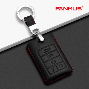 适用凯迪拉克SLS XTS ATS CTS SRX汽车钥匙包真皮卡迪拉克钥匙套