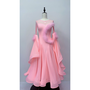 交谊舞华尔兹国标舞舞裙 摩登舞连衣裙 懒猫onue高端定制 MM079