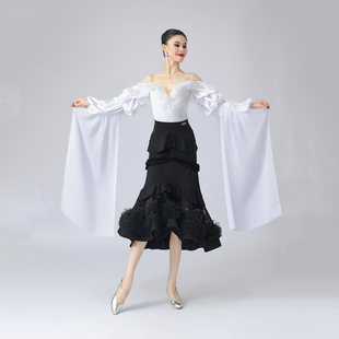 MM494 懒猫onue高端定制摩登舞服 MM284 上衣 半裙舞衣套装