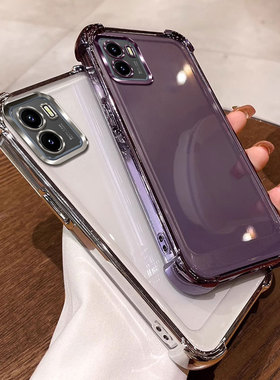 四角气囊防摔适用vivoy10手机壳t1版透明y10保护套男女V2168A外壳简约ins风全包软壳tpu硅胶个性网红可爱情侣