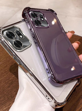 四角气囊防摔适用荣耀畅玩60A手机壳透明NLA-AN00保护套男女.外壳ins风全包软壳tpu硅胶个性网红可爱情侣女款