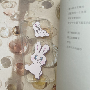 小心撒野 超可爱兔兔 适用于iPhone16苹果15promax透明软壳苹果/华为/小米/OPPO/VIVO全包手机壳