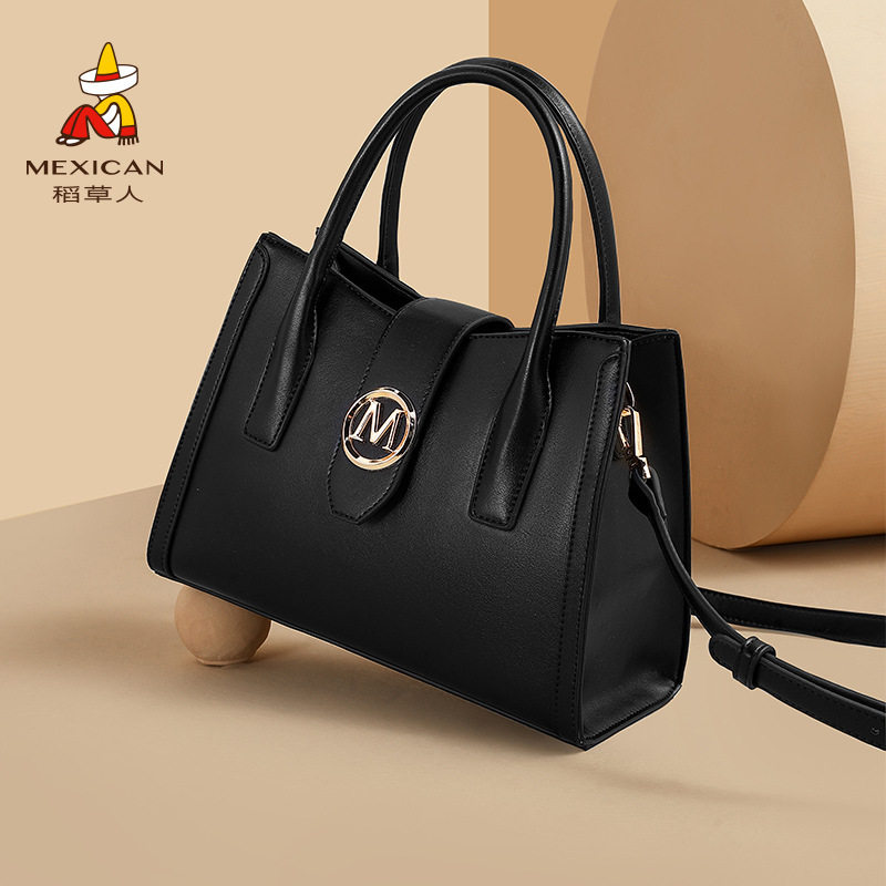 稻草人女款包包2025新款单肩斜挎包时尚质感妈妈包小众通勤手提包