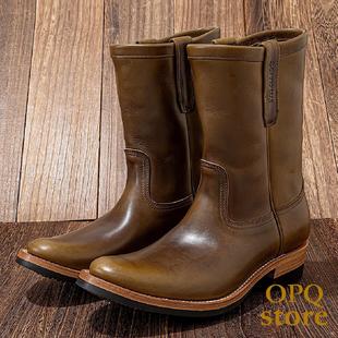 牛皮 工程师 日本 靴手工靴工程师皮靴 PECOS 工装 Zerrows