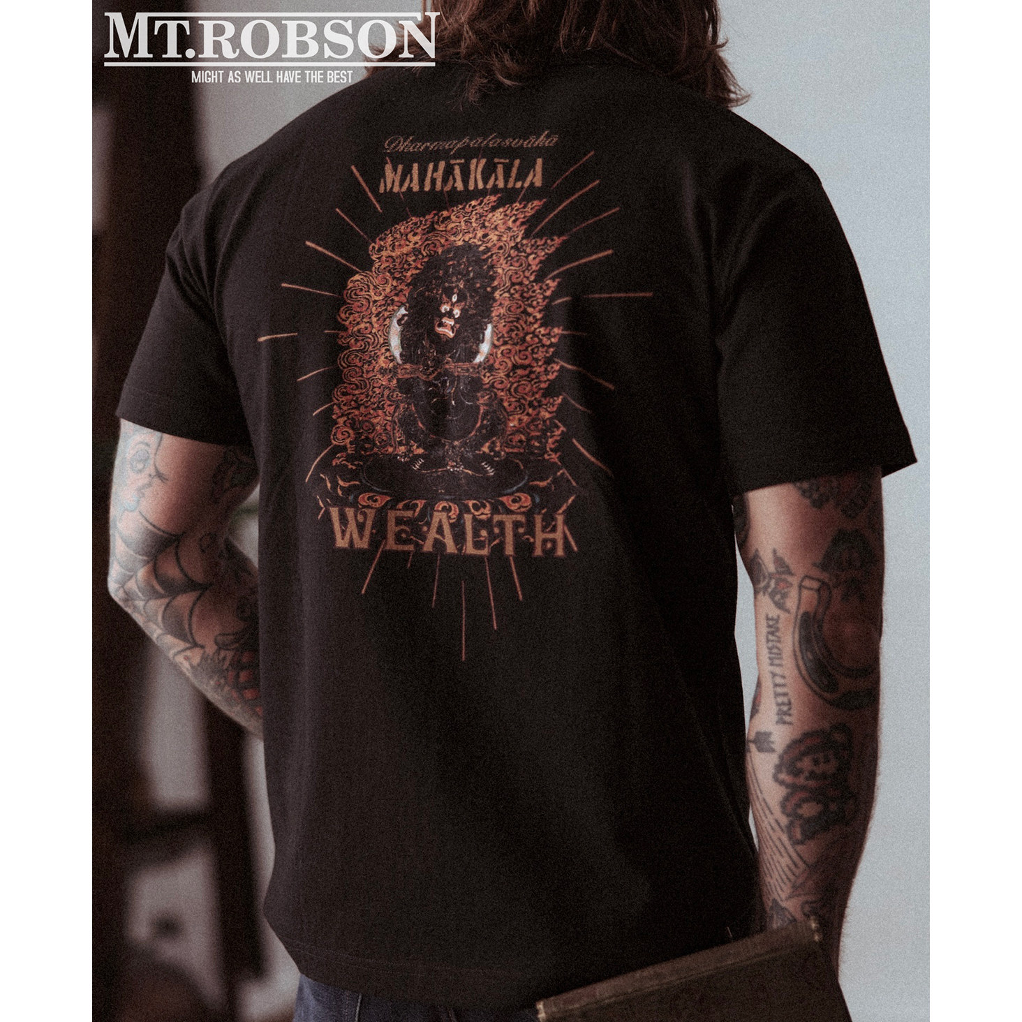 【大黑天】MTROBSON重磅精梳棉 T恤短袖美式复古Tee 9.5oz