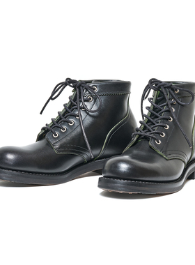 限量绿茶芯】ROLLING DUB TRIO 德永胜也 A12 工装靴 日产手工靴