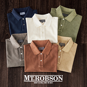 美式 复古Polo衫 手染 MTROBSON重磅精梳棉短袖 极 重磅