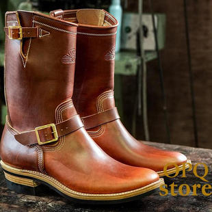 Zerrows 日本 工装靴手工靴工程师皮靴 工程师