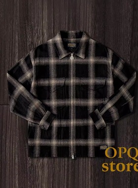 【联名BWL 】PENDLETON x Bill Wall Leather 羊毛格纹 外套 夹克