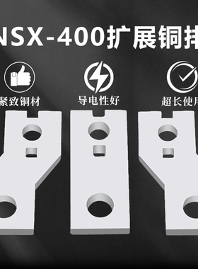 NSX-630 NSX-400 CVS NS EZD紫铜镀银连接附件扩展铜排接线延伸板